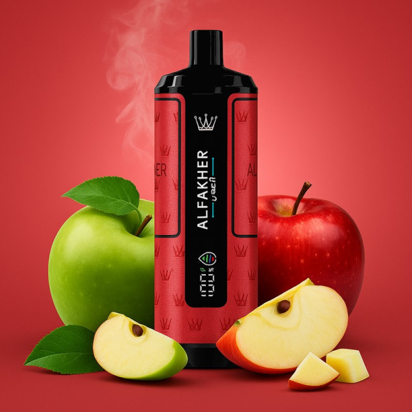 Al Fakher Two Apple 6mg/ml - Crown Bar Hypermax 30k Podkit 22 ml