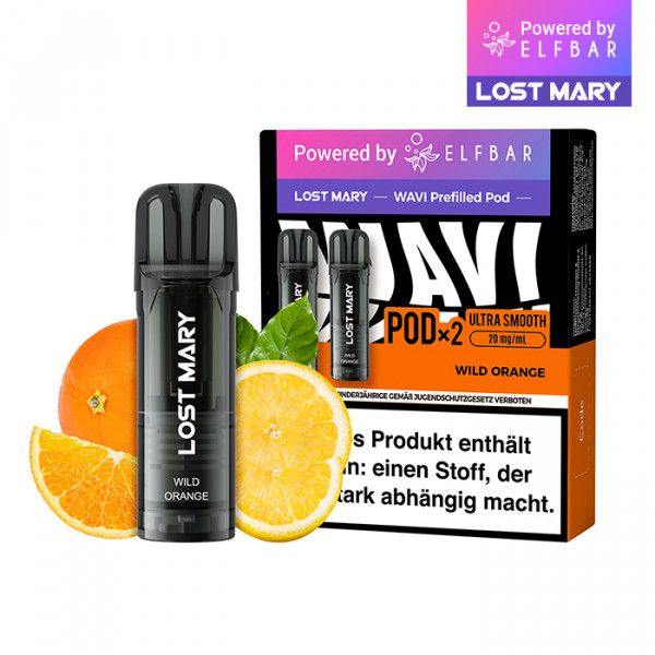 Elf Bar Lost Mary WAVI Prefilled Pod - Wild Orange 2er