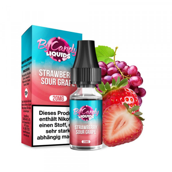 byCandy Liquid 20 mg - Strawberry Sour Grape 10 ml