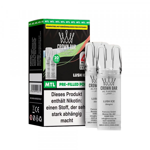 Al Fakher Prefilled Pod MTL - Lush Ice (2 Stk)