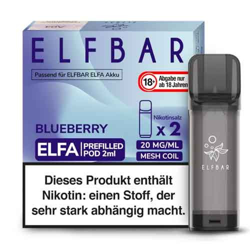 Elf Bar ELFA Prefilled Pod Blueberry (2 Stk)