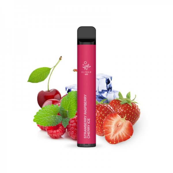 Elfbar 600 E-Shisha Einweg Vape - Strawberry Raspberry Cherry Ice