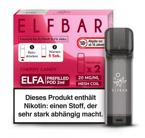 Elf Bar ELFA Prefilled Pod Cherry Candy (2Stk)