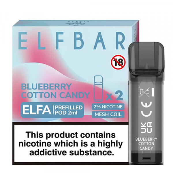 Elf Bar ELFA Prefilled Pod Blueberry Cotton Candy (2 Stk)