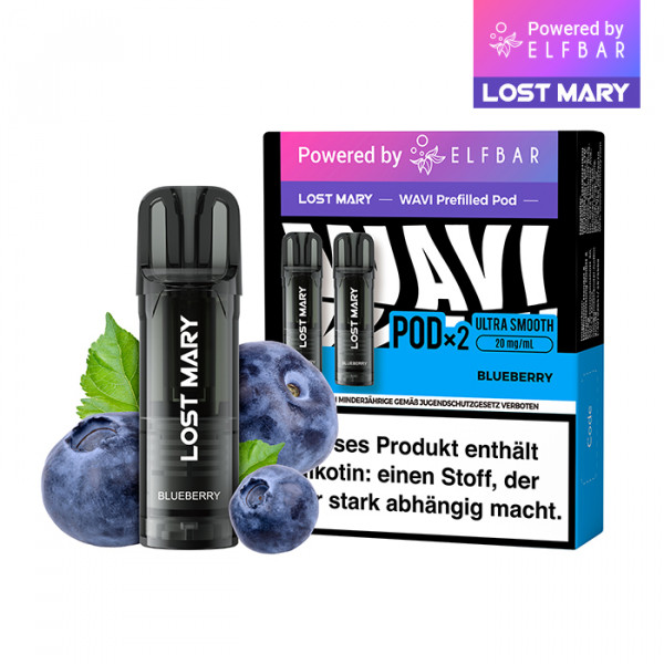 Elf Bar Lost Mary WAVI Prefilled Pod - Blueberry 2er