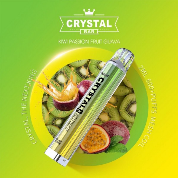 Crystal Bar Vape 600 - Kiwi Passionfruit Guava