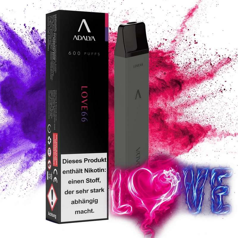 Adalya EShisha Einweg Vape 600 Love 66 günstig