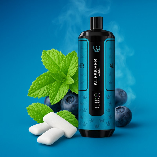 Al Fakher Gum Mint 6mg/ml - Crown Bar Hypermax 20k Podkit 22 ml