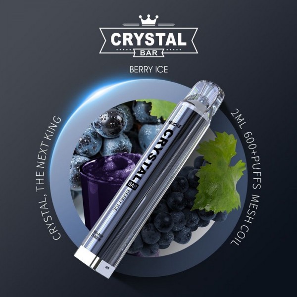 Crystal Bar Vape 600 - Berry Ice