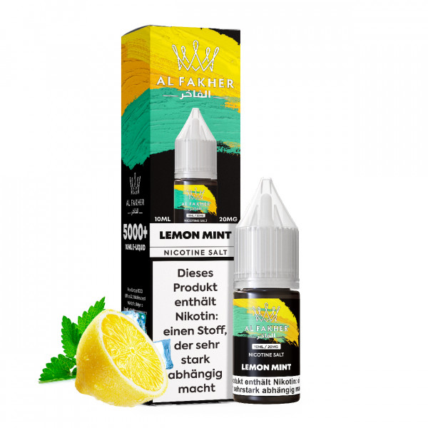 Al Fakher NicSalt Liquid 10 ml - Lemon Mint 20mg/ml