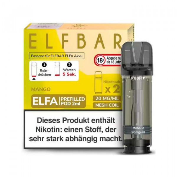 Elf Bar ELFA Prefilled Pod Mango (2 Stk)