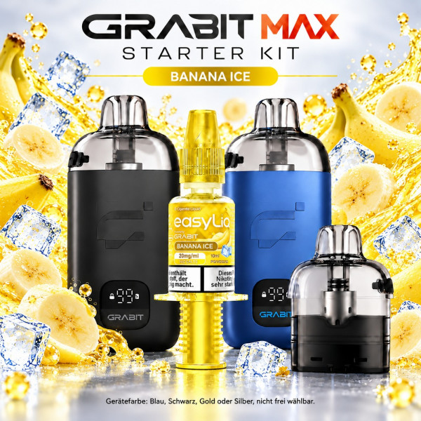 Grabit EasyLiQ Starter Kit 10 ml - Banana Ice 20mg