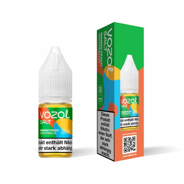 Vozol Salt Liquid - Mango Peach Watermelon 10ml