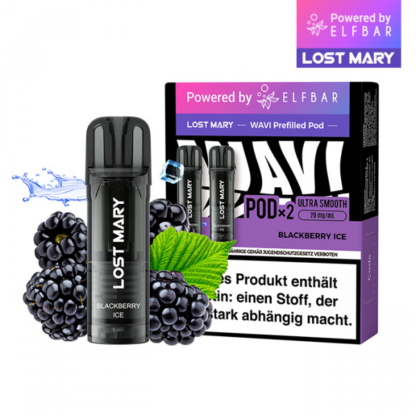 Elf Bar Lost Mary WAVI Prefilled Pod - Blackberry Ice 2er