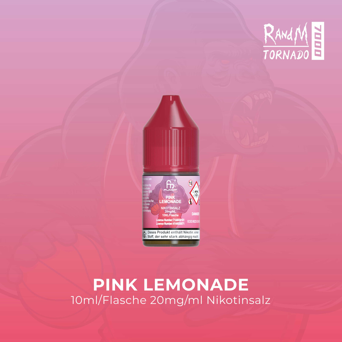 RandM Tornado Liquid 10 ml - Pink Lemonade 20 mg/ml günstig kaufen