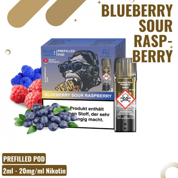 Randm Tornado Prefilled Pod Blueberry Sour Raspberry (2 Stk.)