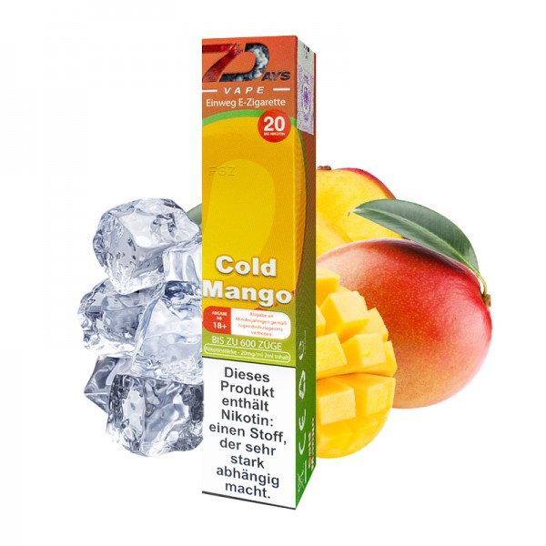 7 Days Vape E-Shisha - Cold Mango
