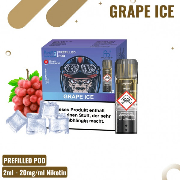 Randm Tornado Prefilled Pod Grape Ice (2 Stk.)