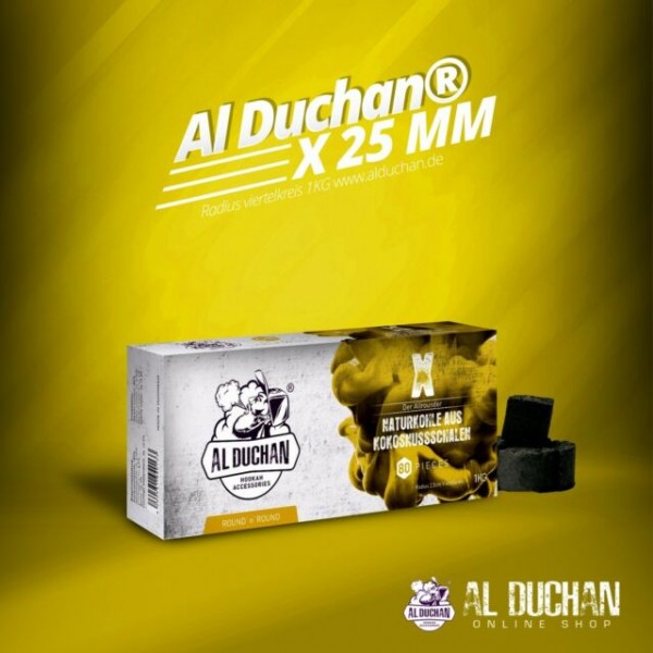 Al Duchan Kohle Round X 25mm - 1kg