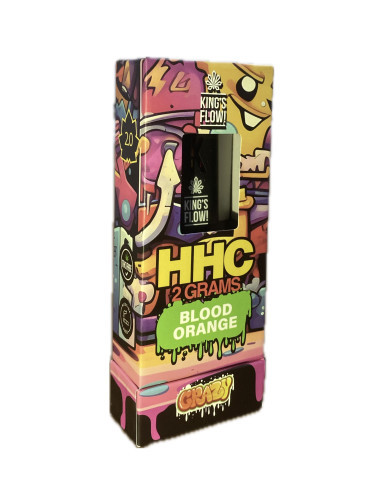 King's Flow HHC 95% E-Shisha Vape 2ml - Blood Orange