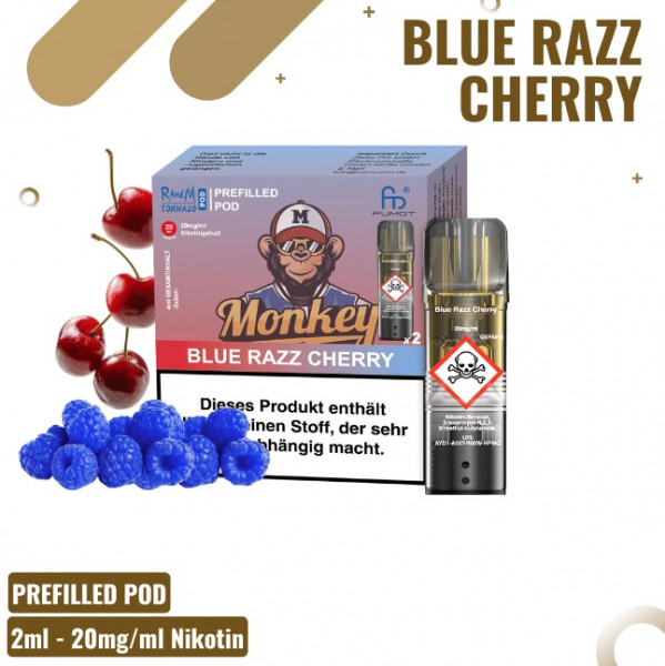 Randm Tornado Prefilled Pod Blue Razz Lemonade (2 Stk.)
