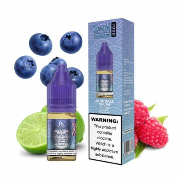 RandM Tornado Liquid 10 ml - Blue Razz Kush 20 mg/ml