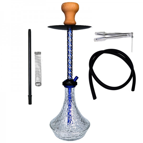 Caesar Shisha Crystal Chain 630 Blau - Clear