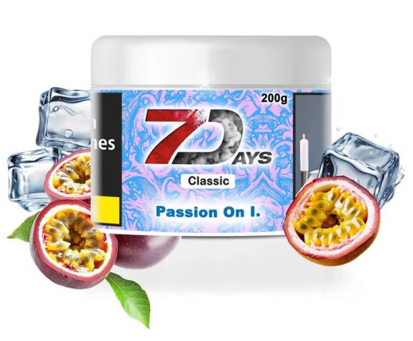 7 Days Tabak - Passion On Ice 200g
