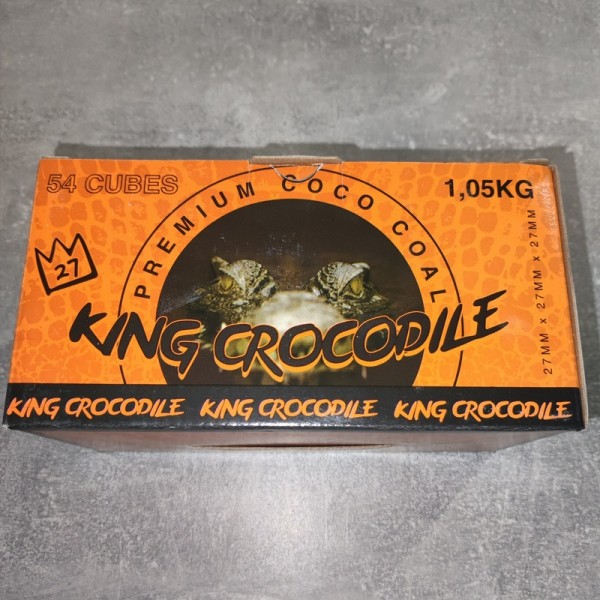 King Crocodile Kohle 27mm - 1,05kg Kohle OVP