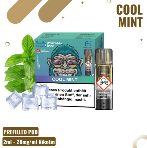 Randm Tornado Prefilled Pod Cool Mint (2 Stk.)