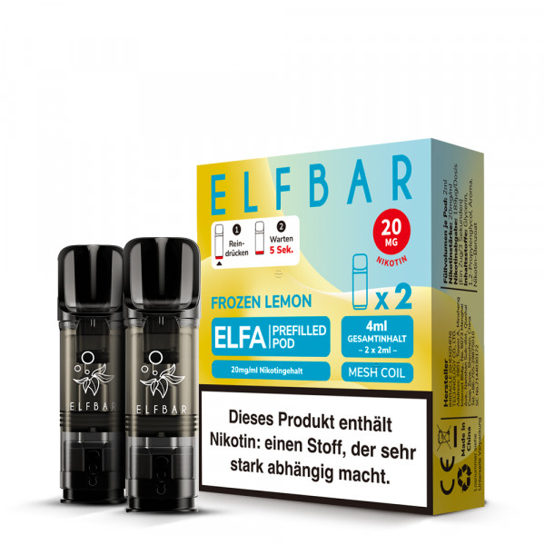 Elf Bar ELFA Prefilled Pod Frozen Lemon (2 Stk)