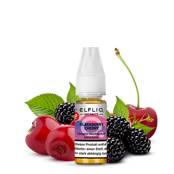 Elfliq by Elf Bar NicSalt Liquid - Blackberry Cherry 20mg