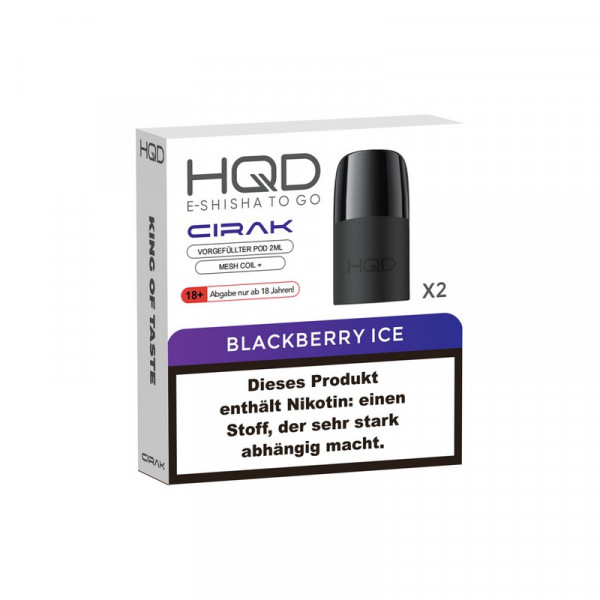 HQD Cirak Prefilled Pod Blackberry Ice (2 Stk)