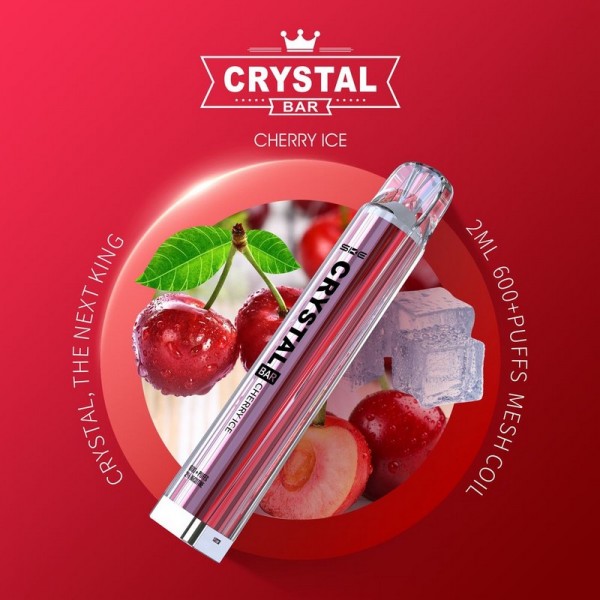 Crystal Bar Vape 600 - Cherry Ice