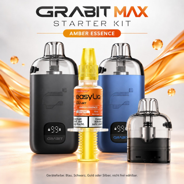 Grabit EasyLiQ Starter Kit 10 ml - Easyliq Amber Essence 20mg