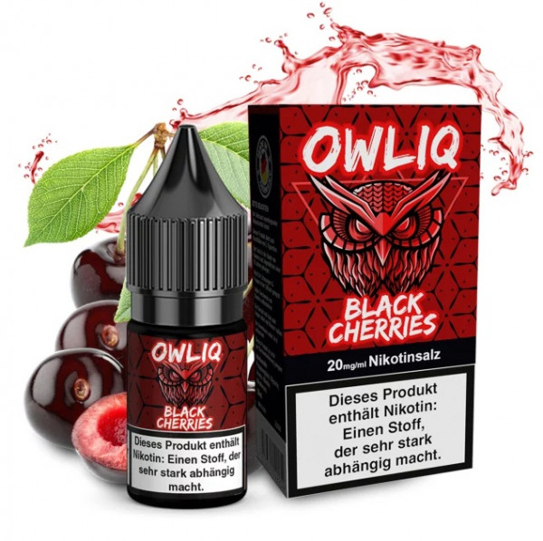 OWLIQ Liquid 10ml - Black Cherry 20mg
