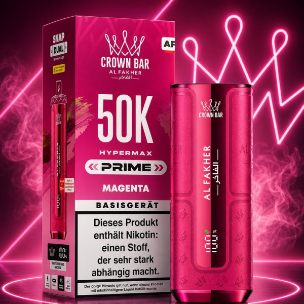 Al Fakher Hypermax 50k Prime Basisgerät - Pink