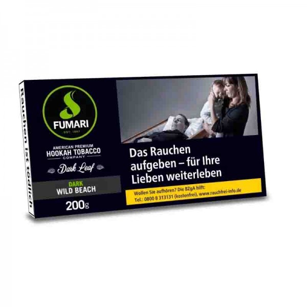 Fumari Darkblend Tabak - DARK Wild Beach 200g