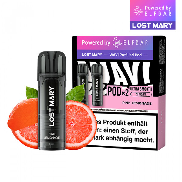 Elf Bar Lost Mary WAVI Prefilled Pod - Pink Lemonade 2er