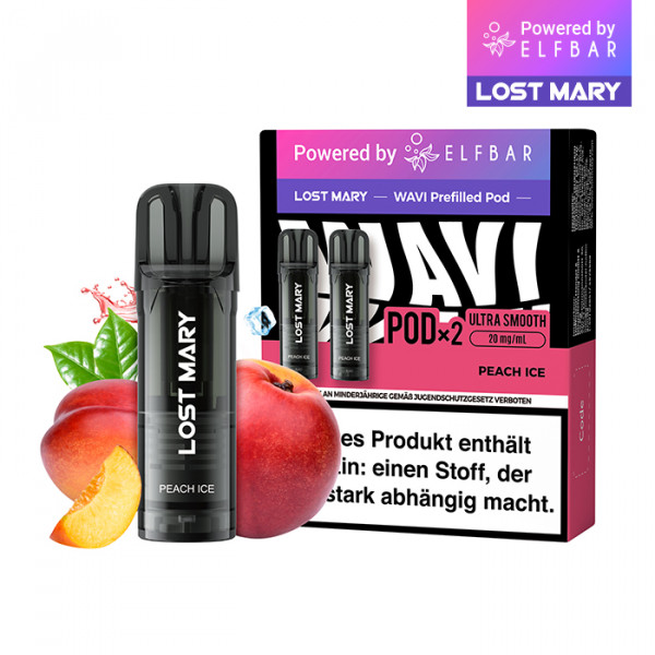 Elf Bar Lost Mary WAVI Prefilled Pod - Peach Ice 2er