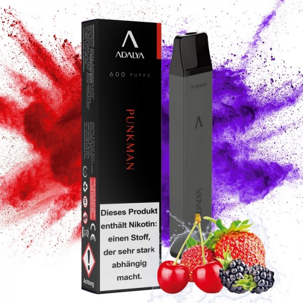 Adalya E-Shisha Einweg Vape 600 - Punkman