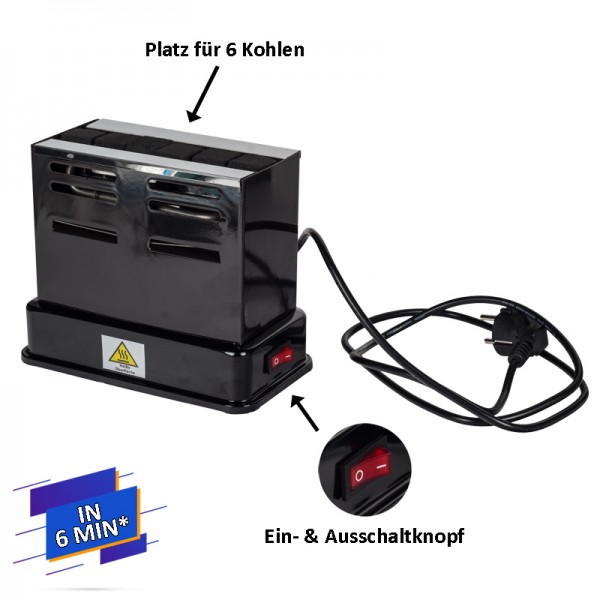 Prime Blaze Kohleanzünder - Toaster (Caesar)