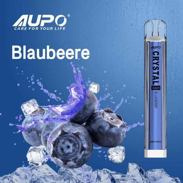 Crystal Bar Vape AUPO 600 - Blueberry