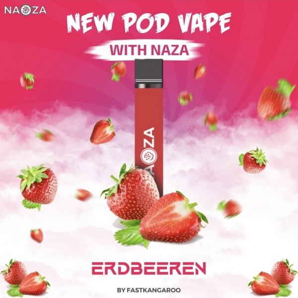 Naza E-Shisha Einweg Vape Nikotinfrei - Erdbeere