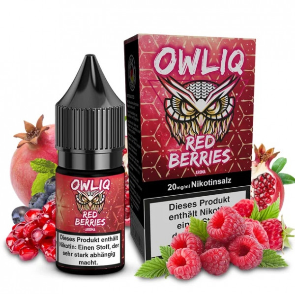 OWLIQ Liquid 10ml - Red Berries 20mg