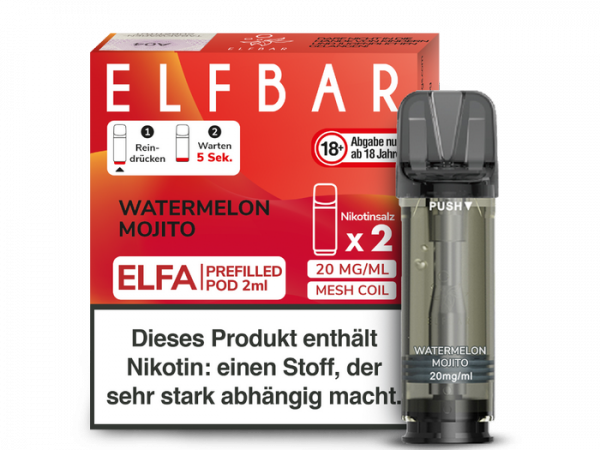 Elf Bar ELFA Prefilled Pod Watermelon Mojito (2 Stk)