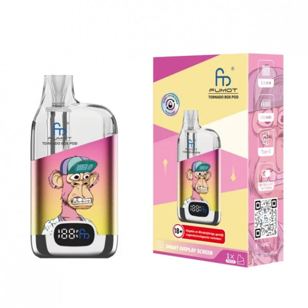 RandM Tornado Digital Box Podkit 12k - Yellow Pink
