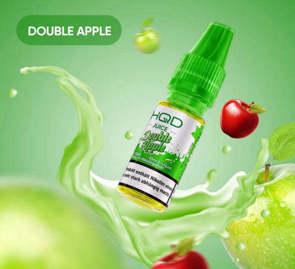 HQD Juice Liquid 18 mg - Double Apple 10 ml