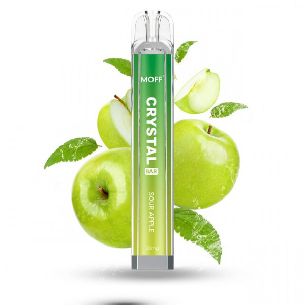 Crystal Bar Vape MOFF 600 - Sour Apple