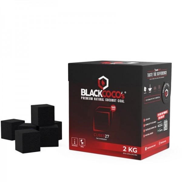 Black Coco's Cubes27+ Premium Kohle 1kg Gastro